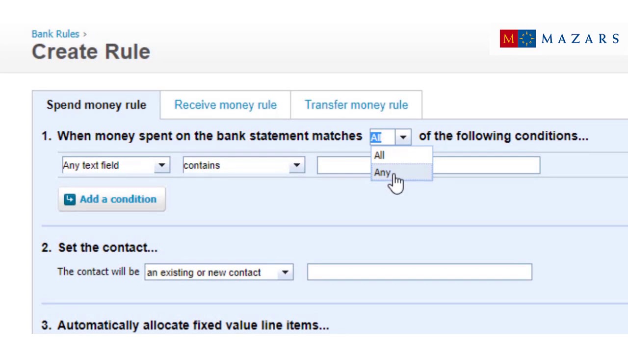 Xero - How to set up bank rules วิธีการตั้งค่า Bank rules - YouTube