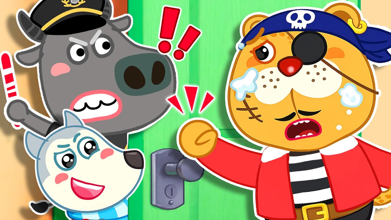 Who's At the Door? Don't Open The Door To Strangers ⛔🚪 Safety Song | Wolfoo Baby Rhymes
