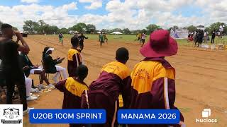 U20 Boys 100m Final ⚡ | Matabeleland South Provincial Athletics 2026 – Manama High School