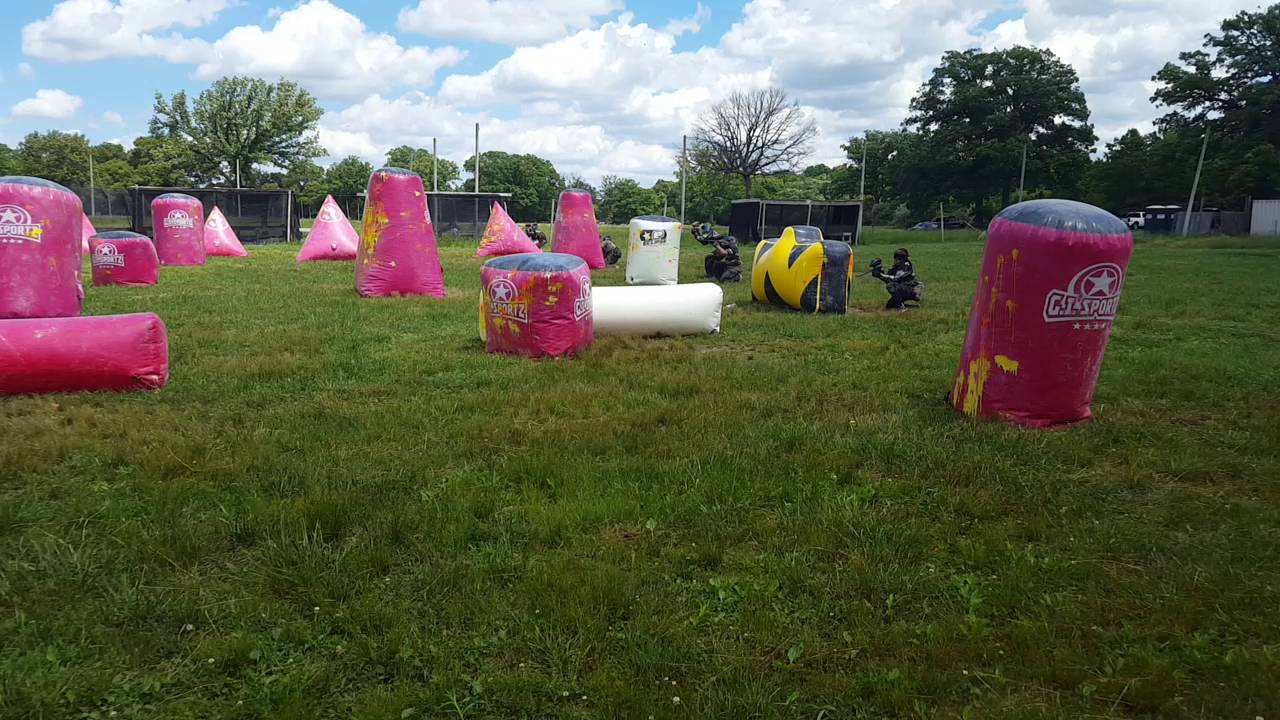 Badlandz paintball team practice YouTube