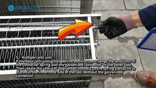 Guideline for adjusting the door opening direction of FKE-K ESP Kitchen Exhaust Purifier by AirQuality Technology 111 views 2 years ago 1 minute, 37 seconds