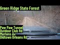 Driving Through Green Ridge State Forest and Walk to Paw Paw Tunnel