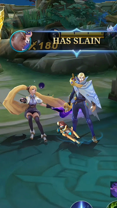 Layla and nolan #mobilelegends #mlbb #moba #mlmoment #wtfmoment #layla #nolan
