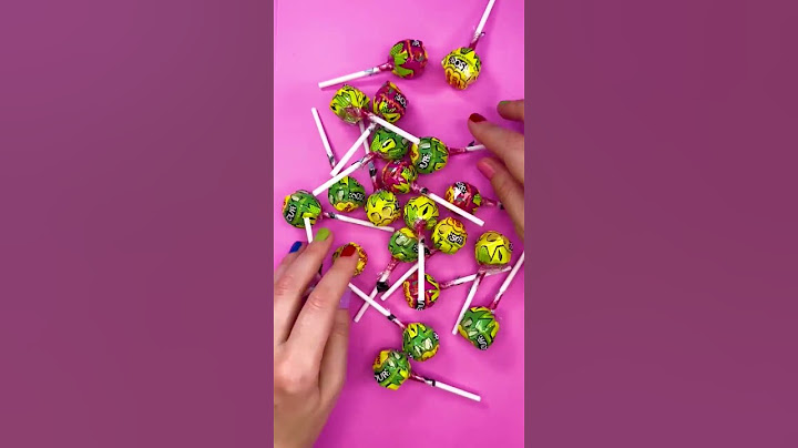 Opening Chupa Chups Sour Lollipops 🍏🍭 ASMR Sounds #Shorts