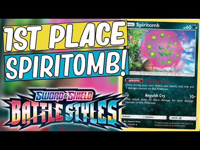 Spiritomb Won a Large Battle Styles Tournament! Deck List & Gameplay