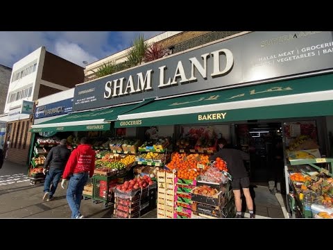 سوبرماركت ومطبخ شام لاند في منطقة شيباردس برش غرب لندن   