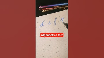 alphabets a to z ink pen #calligraphylattering #handwriting #trending #shortvideo #viralpage #letter