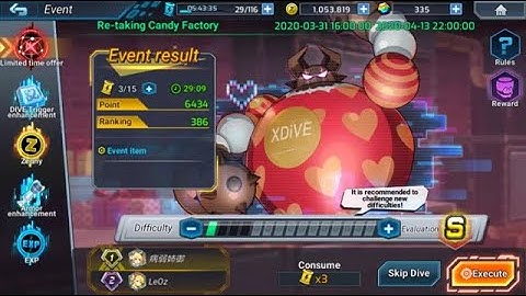 Mega Man X DiVe Re-Taking Candy Factory (White Day Event)
