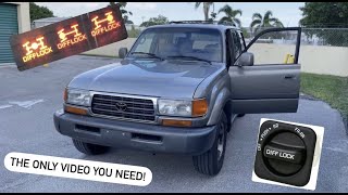 How to know if my 80 Series Toyota Land Cruiser has differential locks aka Diff Lockers