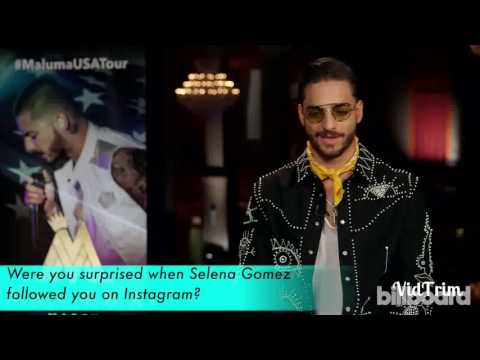 Video: Maluma Sends A Special Message To Selena Gomez