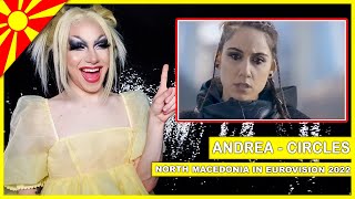 Andrea - Circles - North Macedonia 🇲🇰 | American Reacts to Eurovision 2022