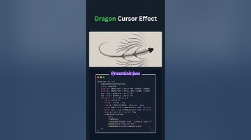 🔥 Dragon Cursor Effect Using HTML, CSS & JavaScript | Magical UI Design #Shorts