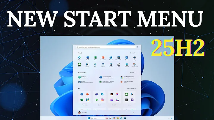 How to Enable the NEW Windows 11 Start Menu (25H2)