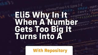 Celebrity eli5 why in it when a number gets too big it turns into a Net Worth