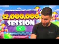 Another crazy 2000000 session on sugar rush 1000