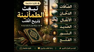✨ تلاوة خاشعة تبعث الطمأنينة وتريح القلب | الصافات والدخان والأنفال والحديد والنور والفتح ✨