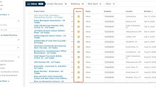 Receiving Invitations and Adding Jobs in Bid Center