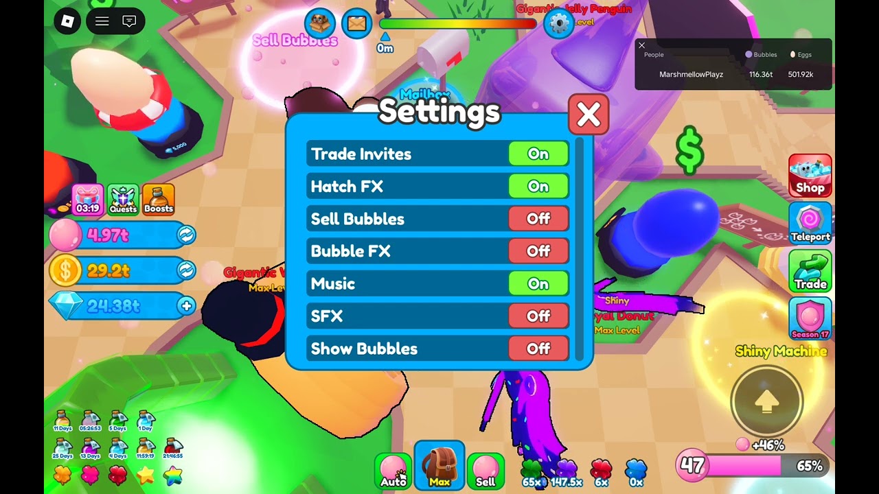 Overworld Soundtrack A - Bubble Gum Clicker Roblox