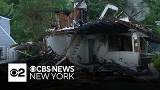 Flooding, then house explosion rock North Plainfield neighborhood