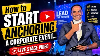 How To Start Anchoring A Corporate Event | Live Opening Introduction | Abner Dias #welcomespeech