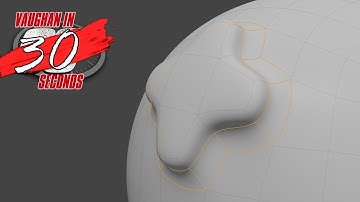 Modo | Edge Bevel: Sharp Corners