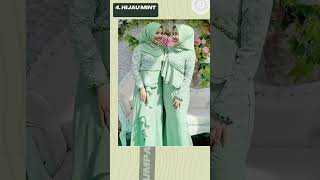 12 Inspirasi Seragam Bridesmaid Hijab Warna Pastel Yang Cantik