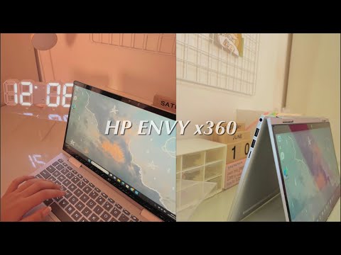 HP Envy x 360  14th Gen laptop  || unboxing + review 🌷🌼