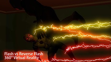 Flash vs Reverse Flash c4d  VR Test
