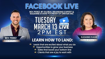 #1 Global Branding Expert, Rey Perez interviews Suzane Evans
