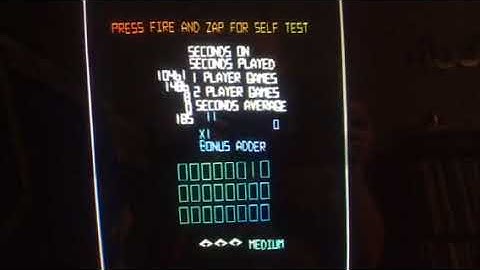 Tempest self test screen April 2018