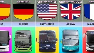 Bus Operating Companies From Different Countries