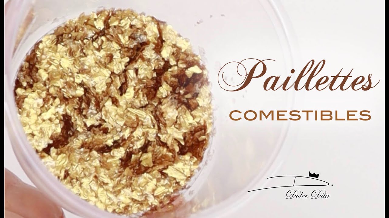 Paillettes comestibles maison - Dolce Dita Academy