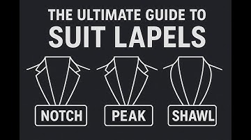 The Ultimate Guide to Suit Lapels: Notch, Peak & Shawl Explained