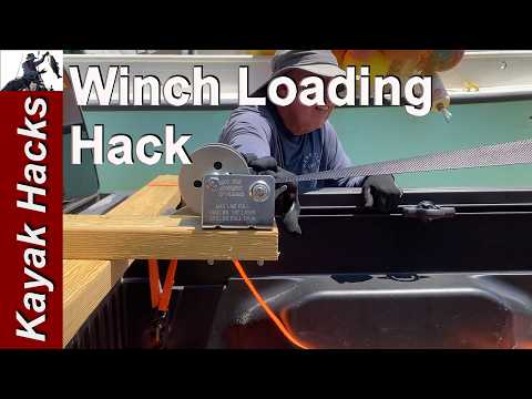 Simple Winch Setup to Load Heavy Kayak onto a Truck Bed