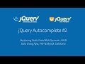 jQuery Autocomplete With Dynamic JSON Data from PHP, Ajax and MySQL Database #2