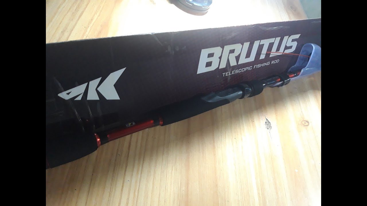 Kastking Brutus Telescopic Fishing Rod (unboxing) 