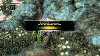 Bloodborne - Hunter's Dream: 'Give Accessories' Top Hat to Stump Messengers Gameplay Sequence PS4