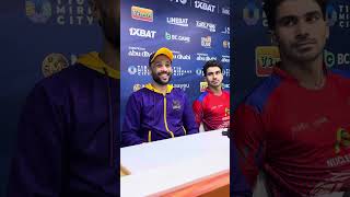 Muhammad Amir Abu Dhabi T10 Press Conference 2025