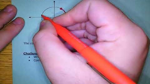 PAP Pre-Calc 4.1 Radian & Degree Conversion, Arc Length/Area