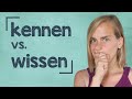 German Lesson (24) - kennen vs. wissen | sich auskennen - A2/B1