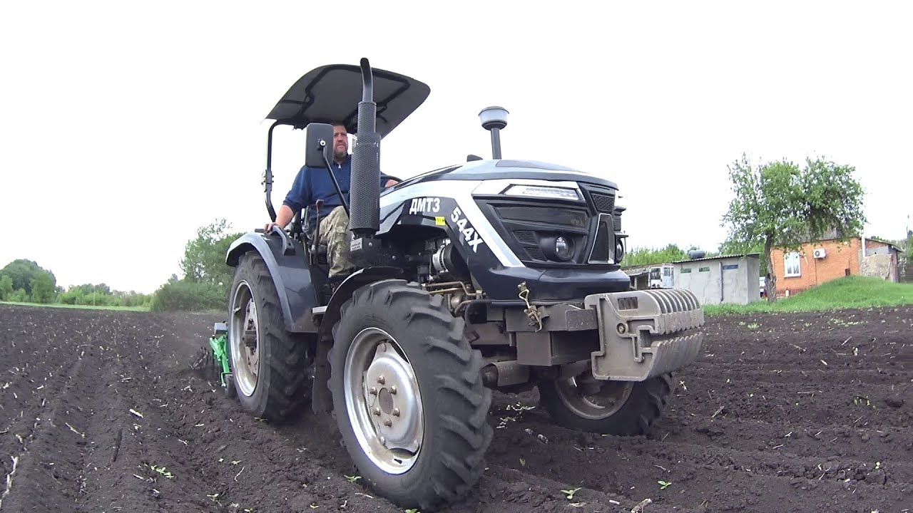 Картопля без гербіцидів//Мінітрактор ДМТЗ з їжаками.