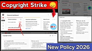 Full New policy 2026 | Youtube Copyright Kya Hota Hai  Youtube Copyright Rules  News