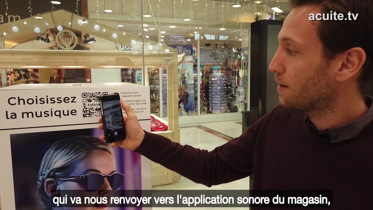 Jukebox connecté Tshoko -  Marchon Eyewear et ALAIN AFFLELOU OPTICIEN by Acuité