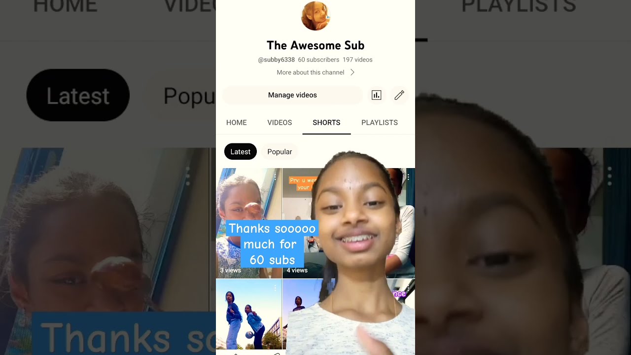 Finally Got 60 Subscribe