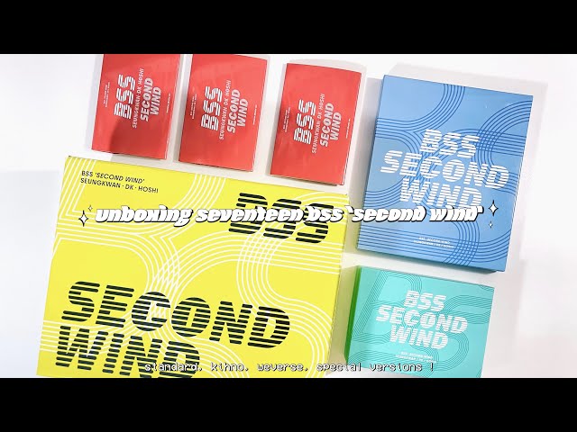 unboxing seventeen bss 