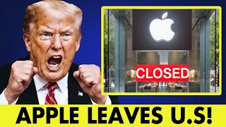 Trump FURIOUS as Apple QUITS America Over Tariffs – $50B Tech Shock ERUPTS!