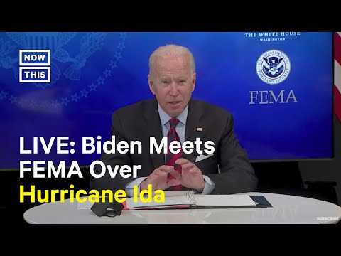 Joe Biden Meets With FEMA Administrator on Hurricane Ida | LIVE