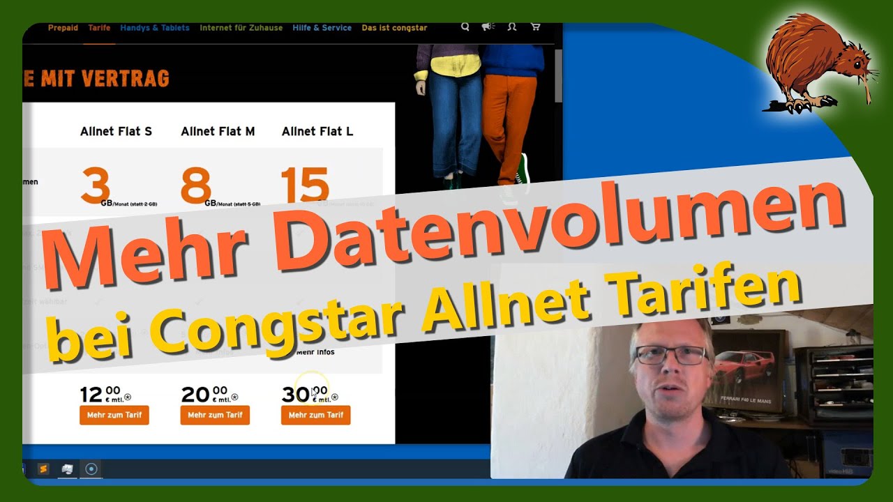Update New Congstar - Allnet Tarife mit mehr Datenvolumen