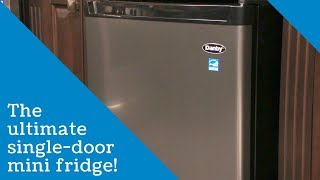 Danby 4.5 cu. ft. Single-Door Compact Refrigerator with True Freezer in Stainless Steel
