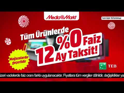 MediaMarkt'tan Tüm Ürünlerde %0 Faiz 12 Ay Taksit Firsati - MediaMarkt'tan Tüm Ürünlerde %0 Faiz 12 Ay Taksit Firsati